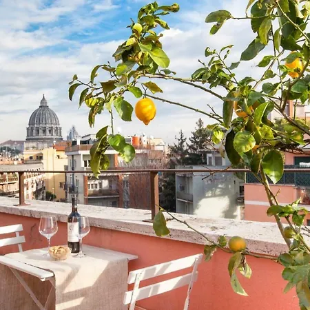 Postcard From St Peter's Dome Apartment Rome